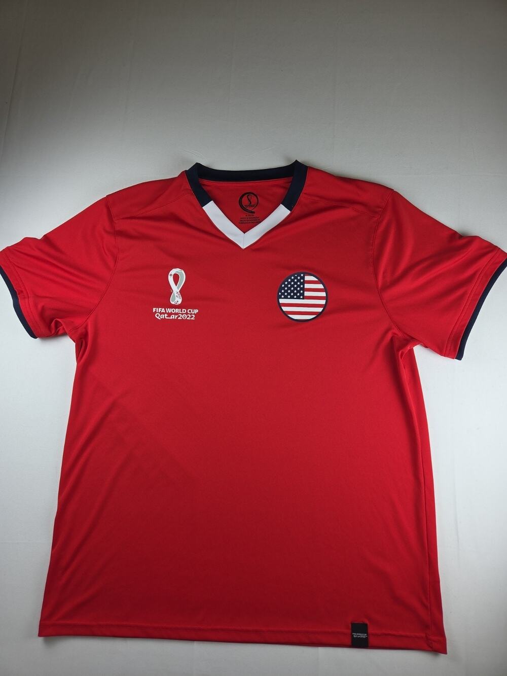 USA Soccer Jersey Red FIFA World Cup 2022 Style Shirt Men’s xl